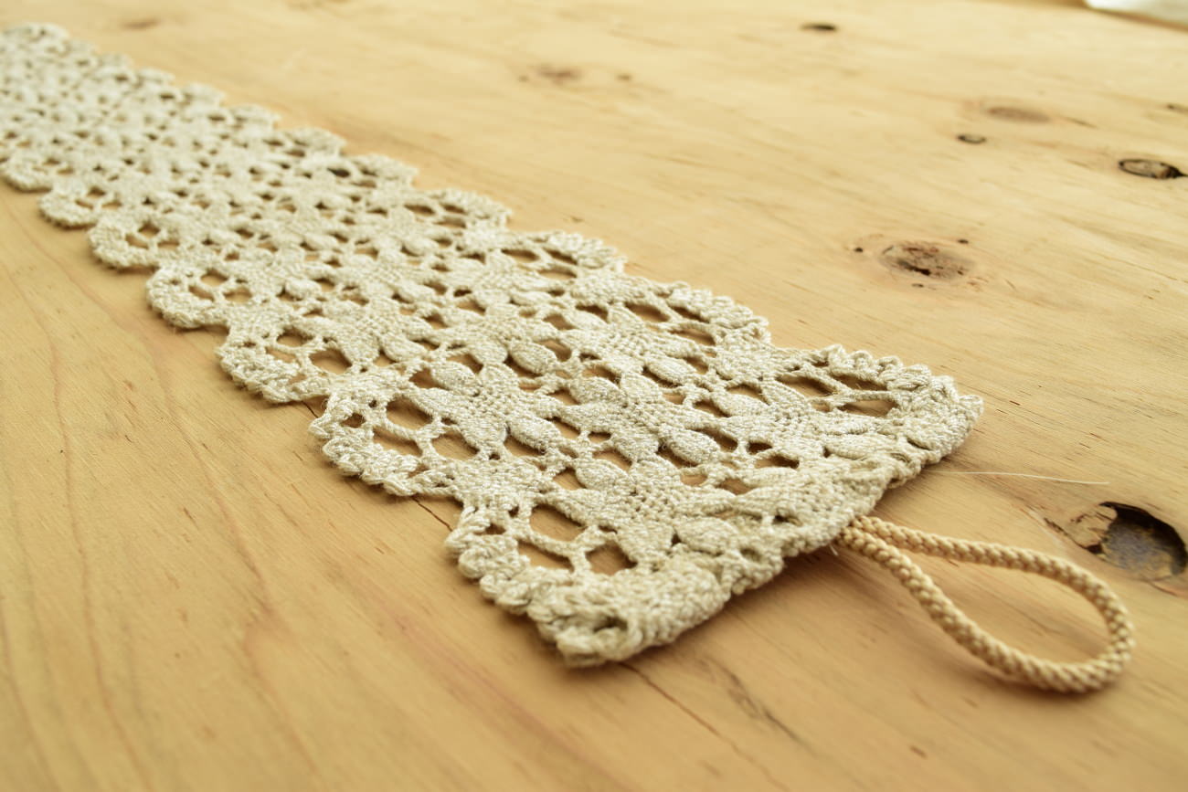 リネンのタッセル④