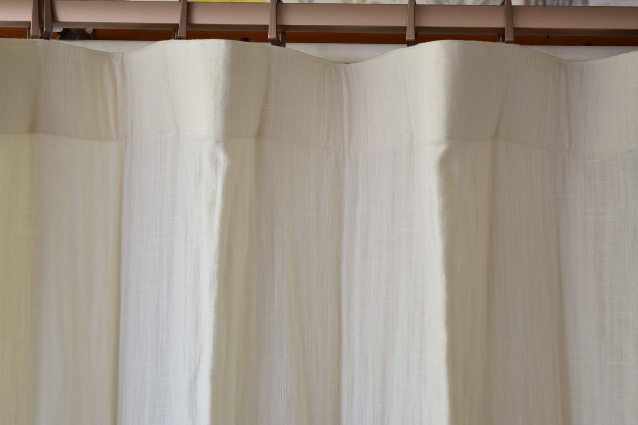 天然素材を使ったカーテン⑤